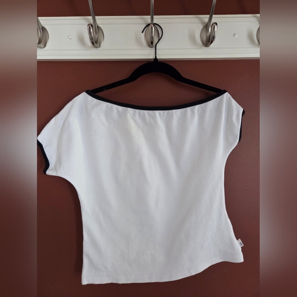 BDG Asymmetrical One-Shoulder Top S + Urban Outfitters Denim Strapless Dress M - Picture 7 of 9